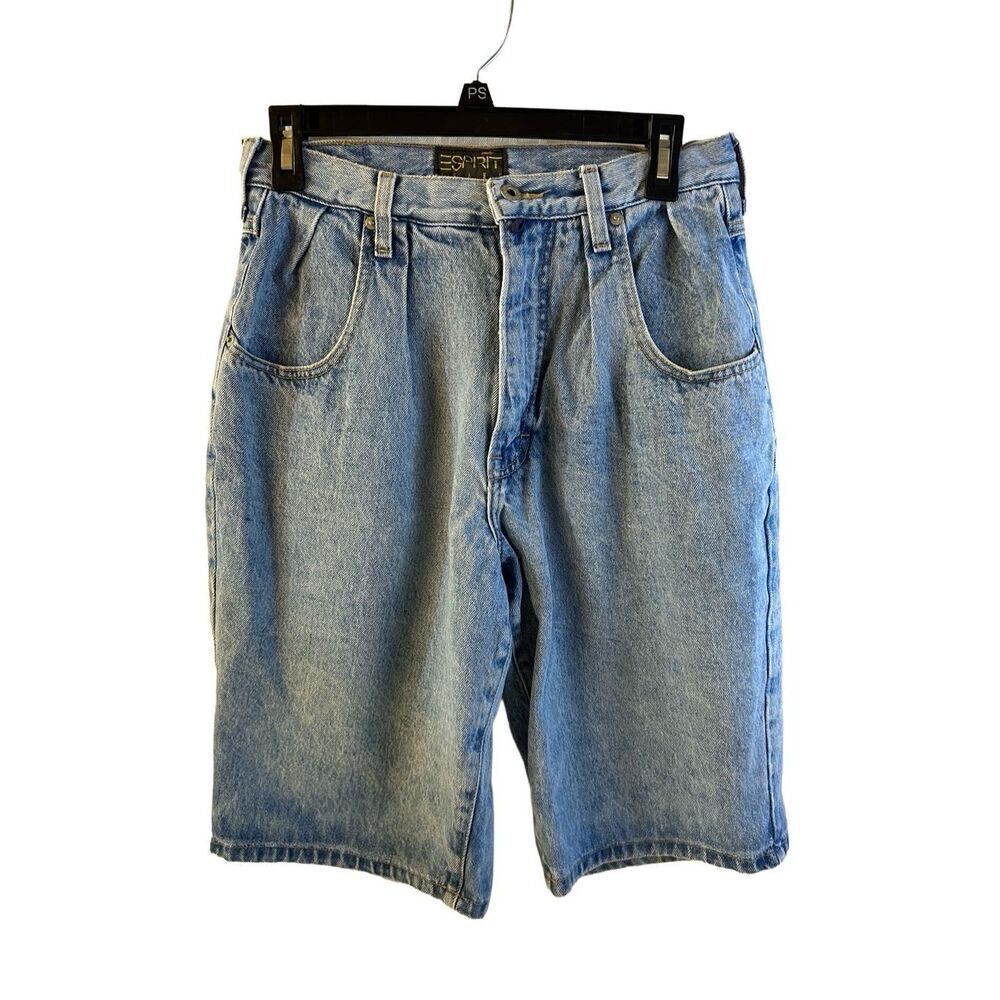 Espirit high‎ rise denim jean shorts USA 13/14